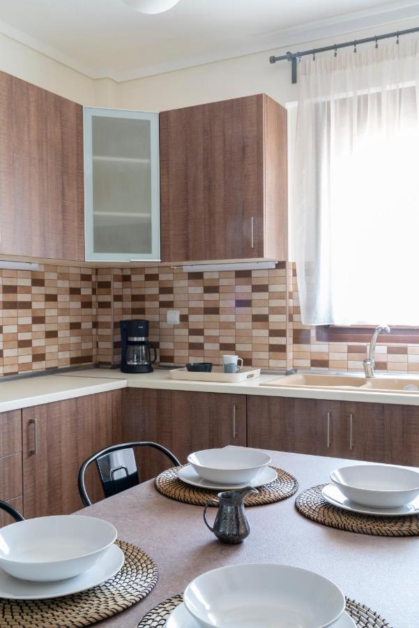 Alexandros Maisonettes Nea Moudania Luaran gambar